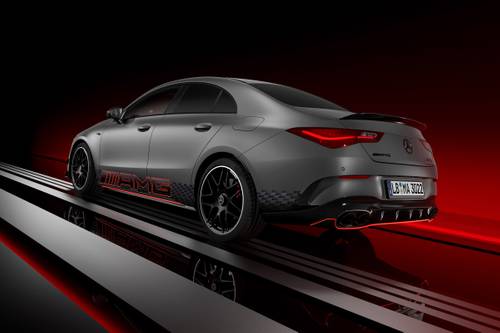 2024 Mercedes-Benz CLA-Class AMG CLA 45 S Sedan Exterior. European Model Shown.