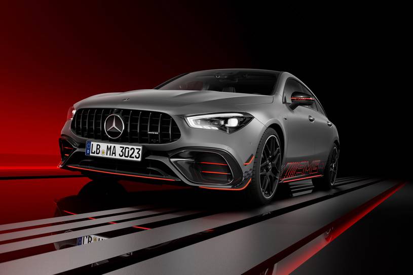 2025 Mercedes-Benz CLA-Class AMG CLA 45 S Sedan Exterior. European Model Shown.
