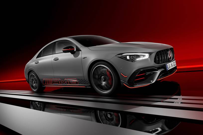 2025 Mercedes-Benz CLA-Class AMG CLA 45 S Sedan Exterior. European Model Shown.