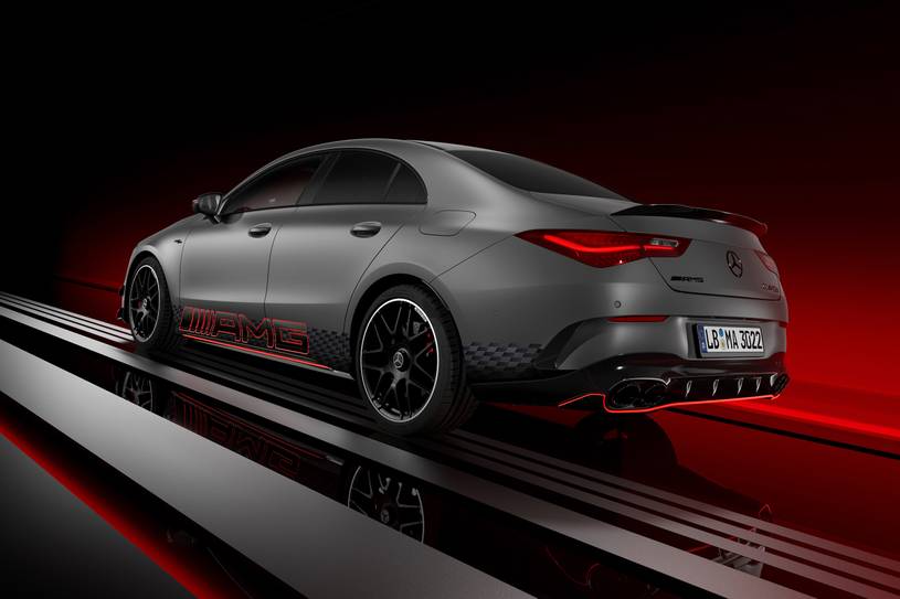 2025 Mercedes-Benz CLA-Class AMG CLA 45 S Sedan Exterior. European Model Shown.