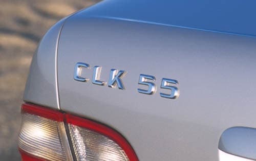 2001 Mercedes-Benz CLK55 AMG Rear Badging
