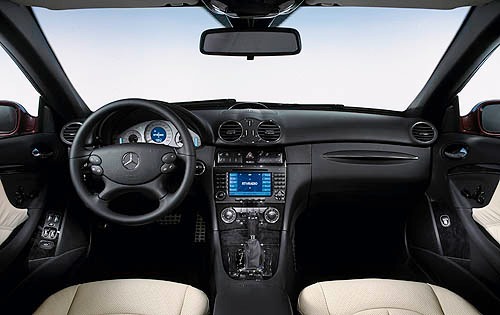 2006 Mercedes-Benz CLK-Class Dashboard, European Model Shown