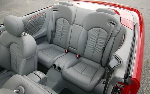 2008 Mercedes-Benz CLK-Class CLK350 Rear Interior