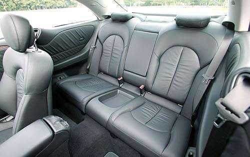 2008 Mercedes-Benz CLK-Class CLK350 Rear Interior