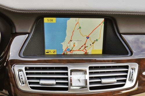 2013 Mercedes-Benz CLS-Class CLS550 Sedan Navigation System Shown
