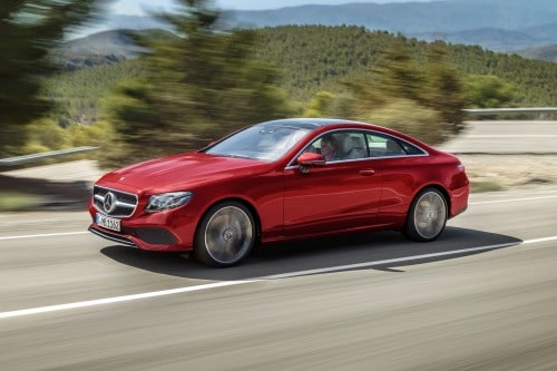 2018 Mercedes-Benz E-Class E 400 Coupe Exterior. European Model Shown.