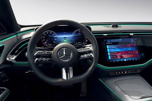 2025 Mercedes-Benz E-Class E 450 4MATIC Sedan Steering Wheel Detail