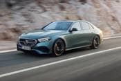 2026 Mercedes-Benz E-Class E 450 4MATIC Sedan Exterior. AMG Line European Model Shown.