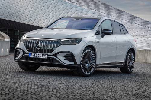 2025 Mercedes-Benz EQE SUV AMG EQE 4dr SUV Exterior. European Model Shown.