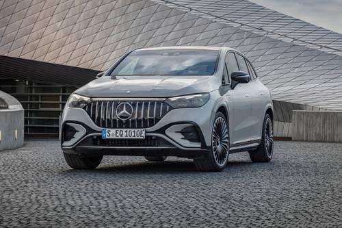 2025 Mercedes-Benz EQE SUV AMG EQE 4dr SUV Exterior. European Model Shown.