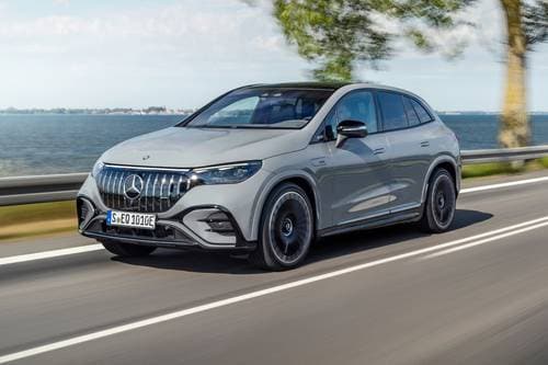 2025 Mercedes-Benz EQE SUV AMG EQE 4dr SUV Exterior. European Model Shown.