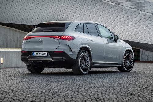 2025 Mercedes-Benz EQE SUV AMG EQE 4dr SUV Exterior. European Model Shown.
