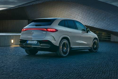 2025 Mercedes-Benz EQE SUV AMG EQE 4dr SUV Exterior. European Model Shown.