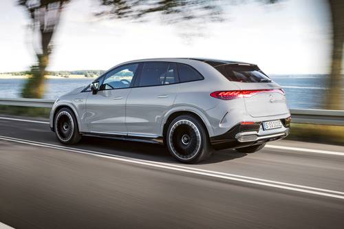 2025 Mercedes-Benz EQE SUV AMG EQE 4dr SUV Exterior. European Model Shown.