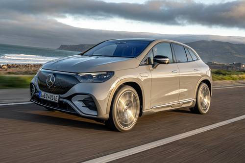 2025 Mercedes-Benz EQE SUV EQE 350 4MATIC 4dr SUV Exterior. European Model Shown.