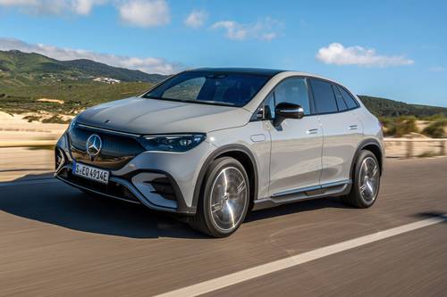 2025 Mercedes-Benz EQE SUV EQE 350 4MATIC 4dr SUV Exterior. European Model Shown.