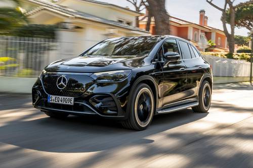 2025 Mercedes-Benz EQE SUV EQE 350 4MATIC 4dr SUV Exterior. European Model Shown.