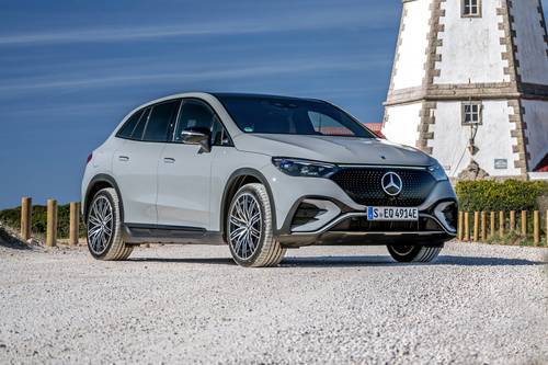 2025 Mercedes-Benz EQE SUV EQE 350 4MATIC 4dr SUV Exterior. European Model Shown.