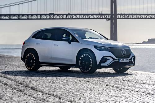 2025 Mercedes-Benz EQE SUV EQE 500 4MATIC 4dr SUV Exterior. European Model Shown.