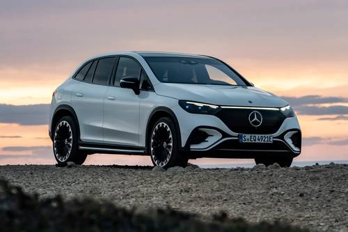 2025 Mercedes-Benz EQE SUV EQE 500 4MATIC 4dr SUV Exterior. European Model Shown.