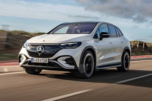 2025 Mercedes-Benz EQE SUV EQE 500 4MATIC 4dr SUV Exterior. European Model Shown.