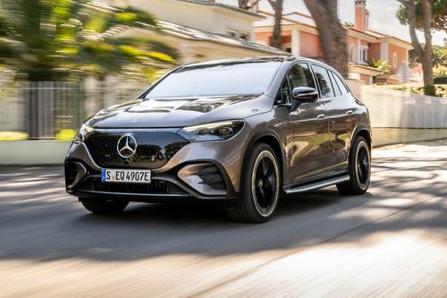 2025 Mercedes-Benz EQE SUV EQE 500 4MATIC 4dr SUV Exterior. European Model Shown.