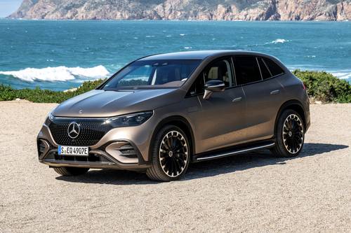 2025 Mercedes-Benz EQE SUV EQE 500 4MATIC 4dr SUV Exterior. European Model Shown.
