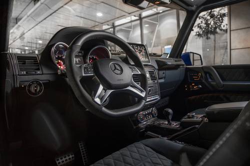 2018 Mercedes-Benz G-Class G 550 4x4 Squared 4dr SUV Steering Wheel Detail