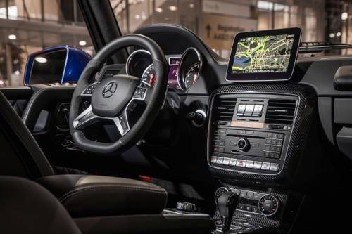 2018 Mercedes-Benz G-Class G 550 4x4 Squared 4dr SUV Steering Wheel Detail