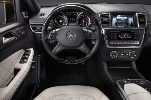 2015 Mercedes-Benz GL-Class GL350 BlueTEC 4MATIC 4dr SUV Steering Wheel Detail