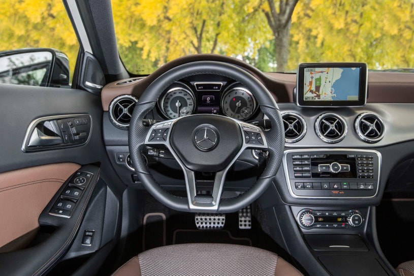 2017 Mercedes-Benz GLA-Class AMG GLA45 4MATIC 4dr SUV Steering Wheel Detail