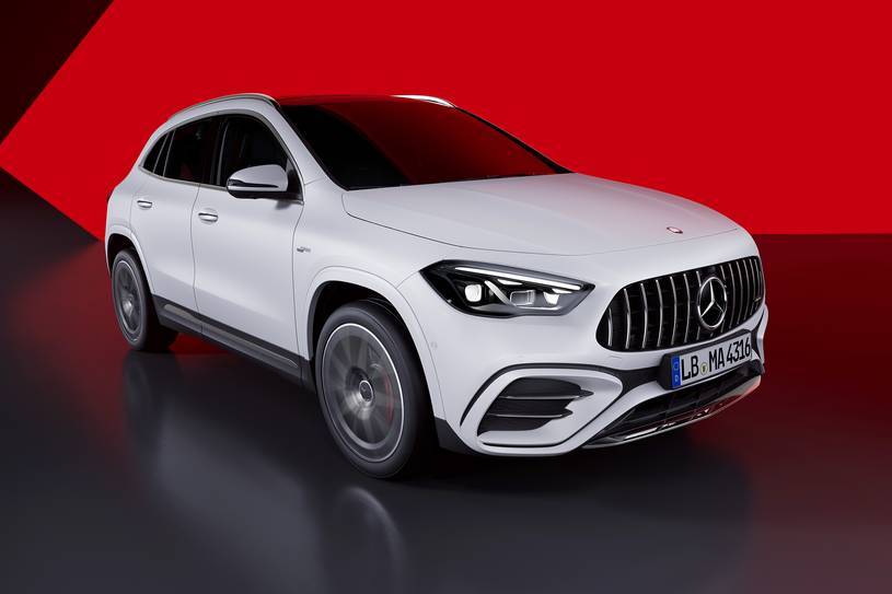 2026 Mercedes-Benz GLA AMG GLA 35 4dr SUV Exterior. European Model Shown.
