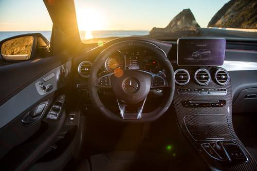 Mercedes-Benz GLC-Class Coupe AMG GLC 43 4dr SUV Steering Wheel Detail