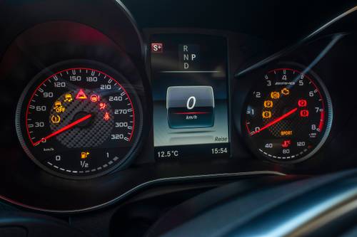 Mercedes-Benz GLC-Class Coupe AMG GLC 63 S 4dr SUV Gauge Cluster. European Model Shown.