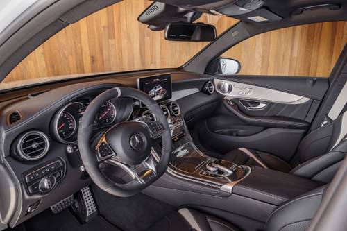 Mercedes-Benz GLC-Class Coupe AMG GLC 63 S 4dr SUV Steering Wheel Detail