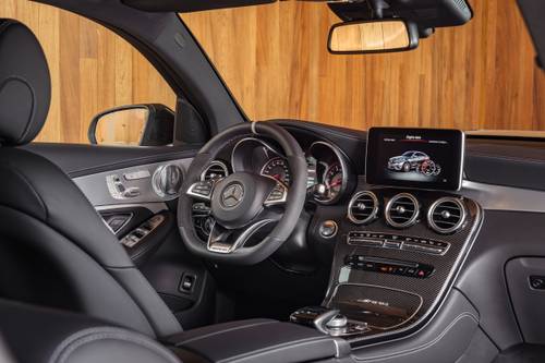 Mercedes-Benz GLC-Class Coupe AMG GLC 63 S 4dr SUV Steering Wheel Detail