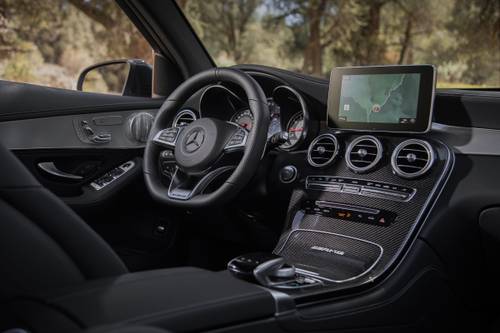 2019 Mercedes-Benz GLC-Class AMG GLC 63 4dr SUV Steering Wheel Detail