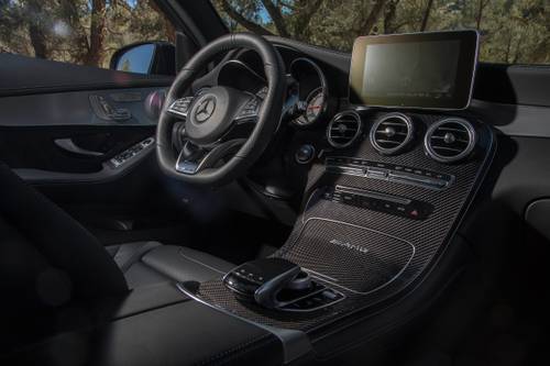 2019 Mercedes-Benz GLC-Class AMG GLC 63 4dr SUV Steering Wheel Detail