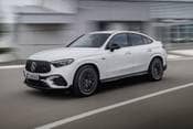 2026 Mercedes-Benz GLC Coupe AMG GLC 43 4dr SUV Exterior. European Model Shown. 2026 Mercedes-Benz GLC Coupe AMG GLC 43 4dr SUV Exterior. European Model Shown.