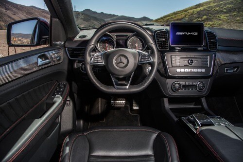 2017 Mercedes-Benz GLE-Class Coupe AMG GLE43 4MATIC 4dr SUV Steering Wheel Detail