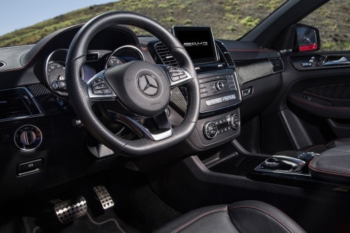 2017 Mercedes-Benz GLE-Class Coupe AMG GLE43 4MATIC 4dr SUV Steering Wheel Detail
