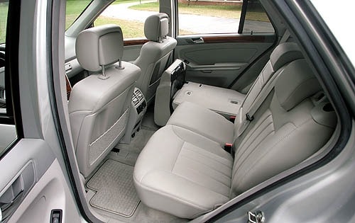 2008 Mercedes-Benz M-Class ML350 Rear Interior