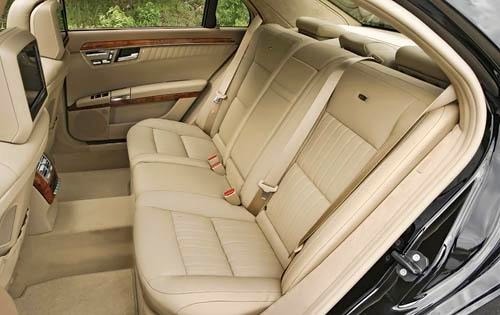 2010 Mercedes-Benz S-Class S600 Rear Interior Shown