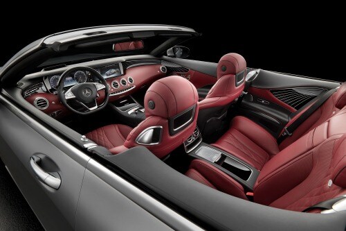 2017 Mercedes-Benz S-Class S550 Convertible Interior. European Specs Shown.
