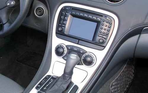 2004 Mercedes-Benz SL55 AMG Center Console Shown
