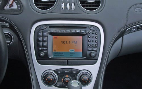 2004 Mercedes-Benz SL55 AMG Center Console Shown
