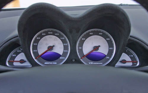 2004 Mercedes-Benz SL55 AMG Gauge Cluster Shown