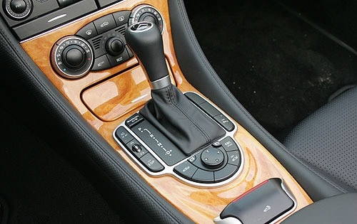 2005 Mercedes-Benz SL65 AMG Center Console and Shifter Detail