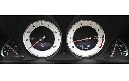 2011 Mercedes-Benz SL-Class SL550 Instrument Cluster Shown