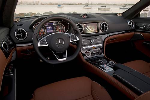 Mercedes-Benz SL-Class SL 450 Convertible Steering Wheel Detail
